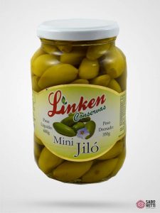 Jiló Mini em Conserva Linken - Caixa 15x330gr