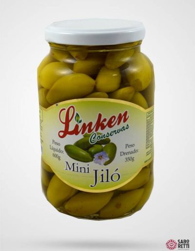 Jiló Mini em Conserva Linken - Caixa 15x330gr