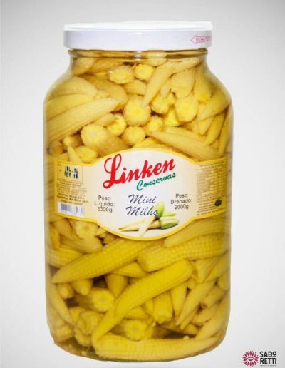 Milho Mini em Conserva Linken - Vidro 2kg