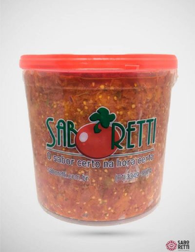 Tomate Seco Fatiado Saboretti - Balde 3,2Kg